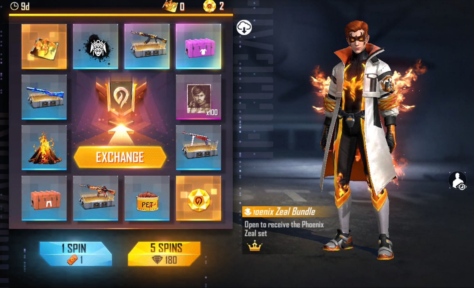 Vouchers can be used instead of diamonds (Image via Garena)